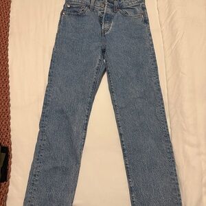 Levi's Blue Straight Leg Women's Jeans